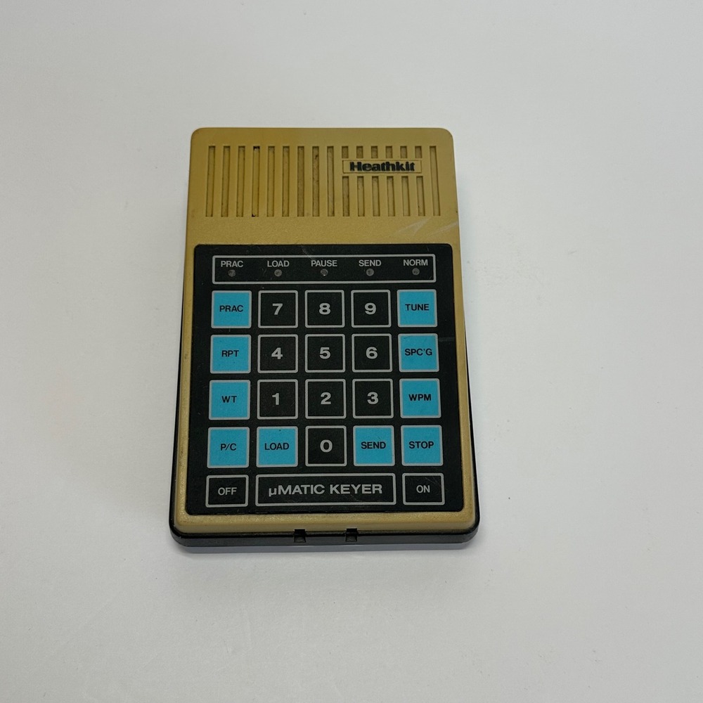 Heathkit SA-5010โ uMatic Keyer Amateur Radio Morse Code Memory Keyer Tan